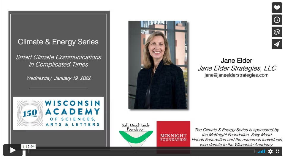 Smart Climate Communications in Complicated Times