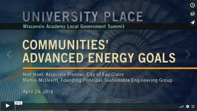 Advancing Energy Goals at the Community Level