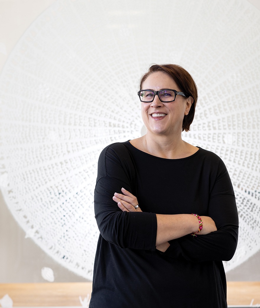 UW–Madison Genetics Professor and 2024 Academy Fellow Ahna Skop. Photo by Sharon Vanorny