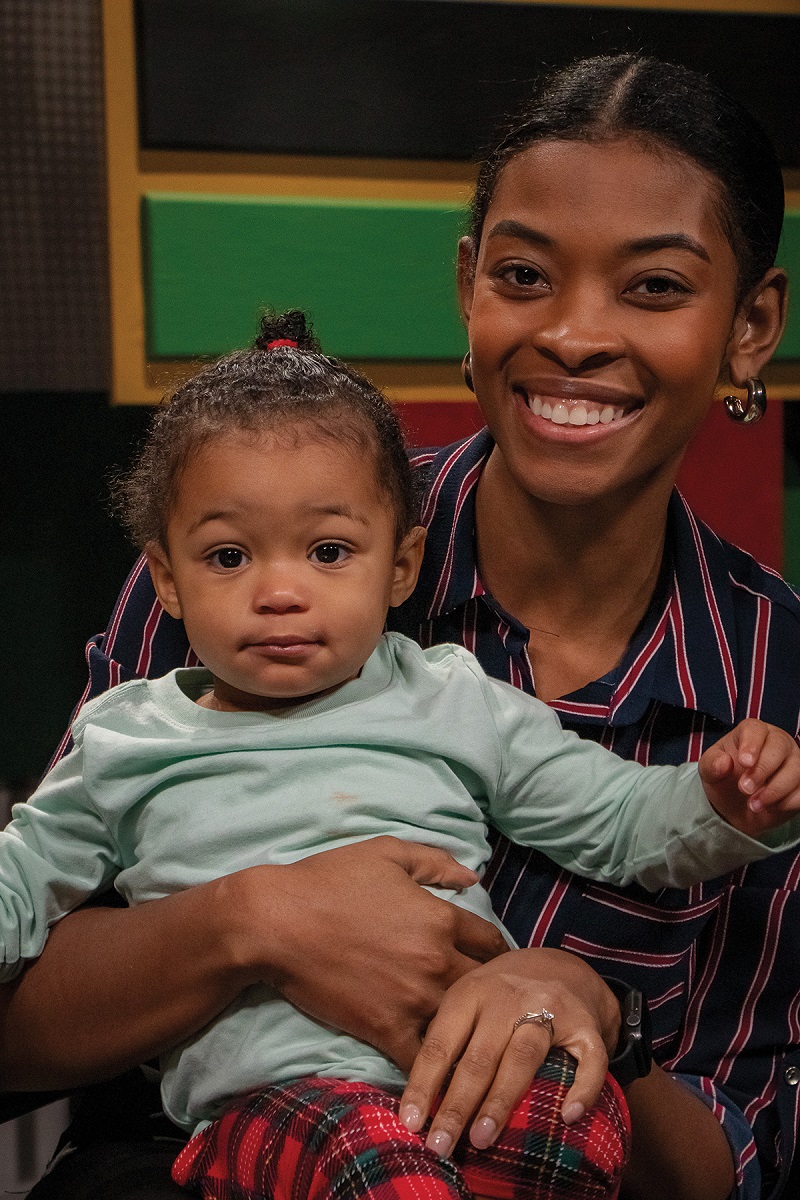 Milwaukee PBS Multimedia Producer/Journalist Alexandria Mack with her daughter, Gia. Photo by TJ Lambert/Stages Photography Milwaukee PBS Multimedia Producer/Journalist Alexandria Mack with her daughter, Gia. Photo by TJ Lambert/Stages Photography