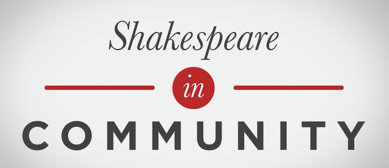Shakespeare in Community logo