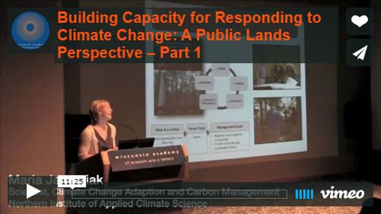 Building Capacity for Responding to Climate Change: A Public Lands Perspective – Part 1