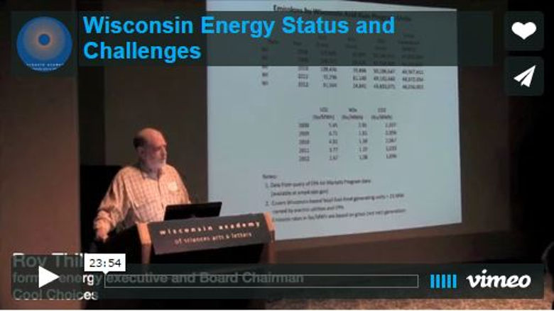 Wisconsin Energy Status and Challenges